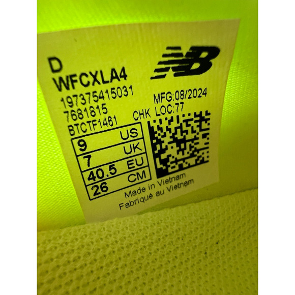 New Balance FuelCell Rebel v4 WFCXLA4 White Lime Women's Size 9 - Picture 3 of 12